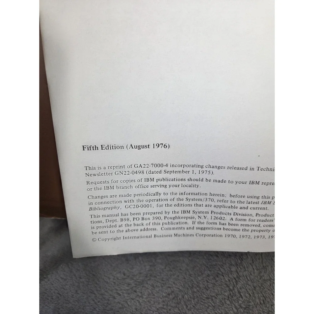IBM Sytem/380  - Principles‎ Of Operations 1976